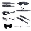 Secret desires black bdsm kit 8pcs