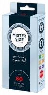 Prezerwatywy naturalny lateks Mister Size 60mm 10 sztuk