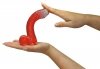 Realistyczne żelowe dildo z jądrami sztuczny penis 16,5 cm
