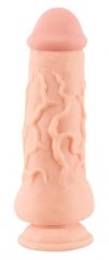 Duże żylaste dildo z przyssawką 25 cm