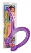 Długie giętkie dwustronne dildo dla lesbijek 44 cm