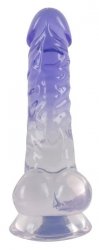 Dildo realne żelowe z jądrami 19,5 cm
