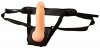 Sztywne twarde dildo strap-on proteza penisa z jądrami 24 cm