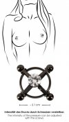 Klamerki na sutki z brylantem Bad Kitty jewellery 