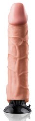 Realistyczny wibrator na przyssawce z jądrami  28 cm