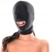 SeX Maska na głowę BDSM otwarte usta Spandex