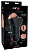 Masturbator premium podwójny Pee Double wibrujący