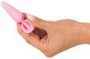 Stożkowy korek analny plug z uchwytem Cuties Plugs różowy