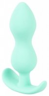 Korek analny z kulkami plug z uchwytem Cuties Plugs zielony