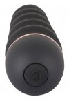 Fałdowany wibrator waginalno analny penetrator pochwy 17 cm