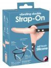 Vibrating double strapon