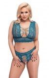 Seksowny paski komplet bielizny Cottelli 3XL