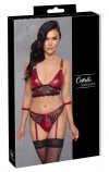 Bordowy komplet sex bielizny Cottelli XL