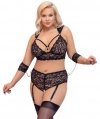 Koronkowy zestaw sex bielizny Cottelli 2XL