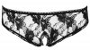 Czarne majteczki koronkowe z dziurką Cottelli XL