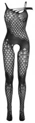 Kuszący erotyczny bodystocking z dziurką S-L