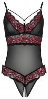 Sexy erotyczne koronkowe body Cottelli S/M