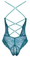 Seksowna bielizna błękitne body dziurka Cottelli XL
