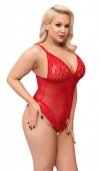 Seksowna bielizna body czerwone Cottelli 2XL