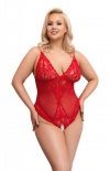 Seksowna bielizna body czerwone Cottelli 4XL