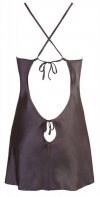 Satynowa sexy koszlka babydoll czarna Cottelli S