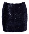 Spódniczka mini cekinowa czarna Cottelli S