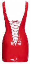 Vinyl dress red M