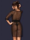 Obsessive Lucita peniuar czarny  S/M