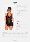 Obsessive Lucita koszulka i stringi czarna  S/M