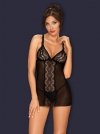 Obsessive Lucita koszulka i stringi czarna L/XL