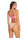 Obsessive Nudelia top i figi różowe  S/M