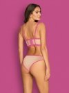 Obsessive Nudelia top i figi różowe  S/M