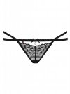 Obsessive 838-THO-1 stringi czarne  S/M