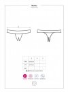 Obsessive Shibu stringi otwarte czarne L/XL