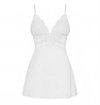 Obsessive koszulka nocna 810-BAB-2 babydoll i stringi biała L/XL