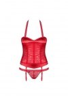 Obsessive Flameria gorset i stringi  S/M