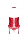 Obsessive Flameria gorset i stringi  S/M