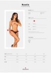 Obsessive Roxelia seksowne stringi z dziurką M/L