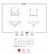 Obsessive 853-SET-3 komplet czerwony L/XL