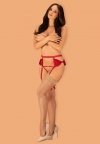 Obsessive Rubinesa pas i stringi L/XL