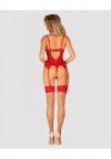 Ingridia czerwony gorset i stringi XL/2XL