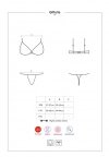 Obsessive Giftella komplet 2-częściowy czerwony L/XL