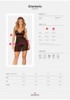 Sekswony zestaw babydoll i stringi Obssesive  XL/2XL