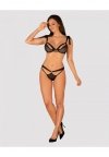 Obsessive Obsessivia komplet 2-częściowy czarny  S/M