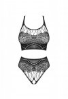 Seksowny zestaw bielizny top i figi Obssesive S/M/L