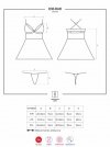 Obsessive koszulka nocna 838-BAB-3 babydoll i stringi XXL