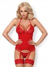 Obsessive 838-COR-3 gorset i stringi  S/M