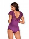 Obsessive Moketta body fioletowe L/XL