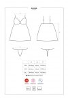 Obsessive Luvae babydoll i stringi czarna    M/L