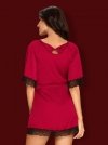 Obsessive Sensuelia szlafrok czerwony  S/M